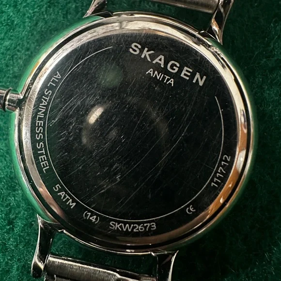 Women’s SKAGEN Of Denmark, Anita Marble Faced Watch “Anita” skw2673 - Picture 9 of 9